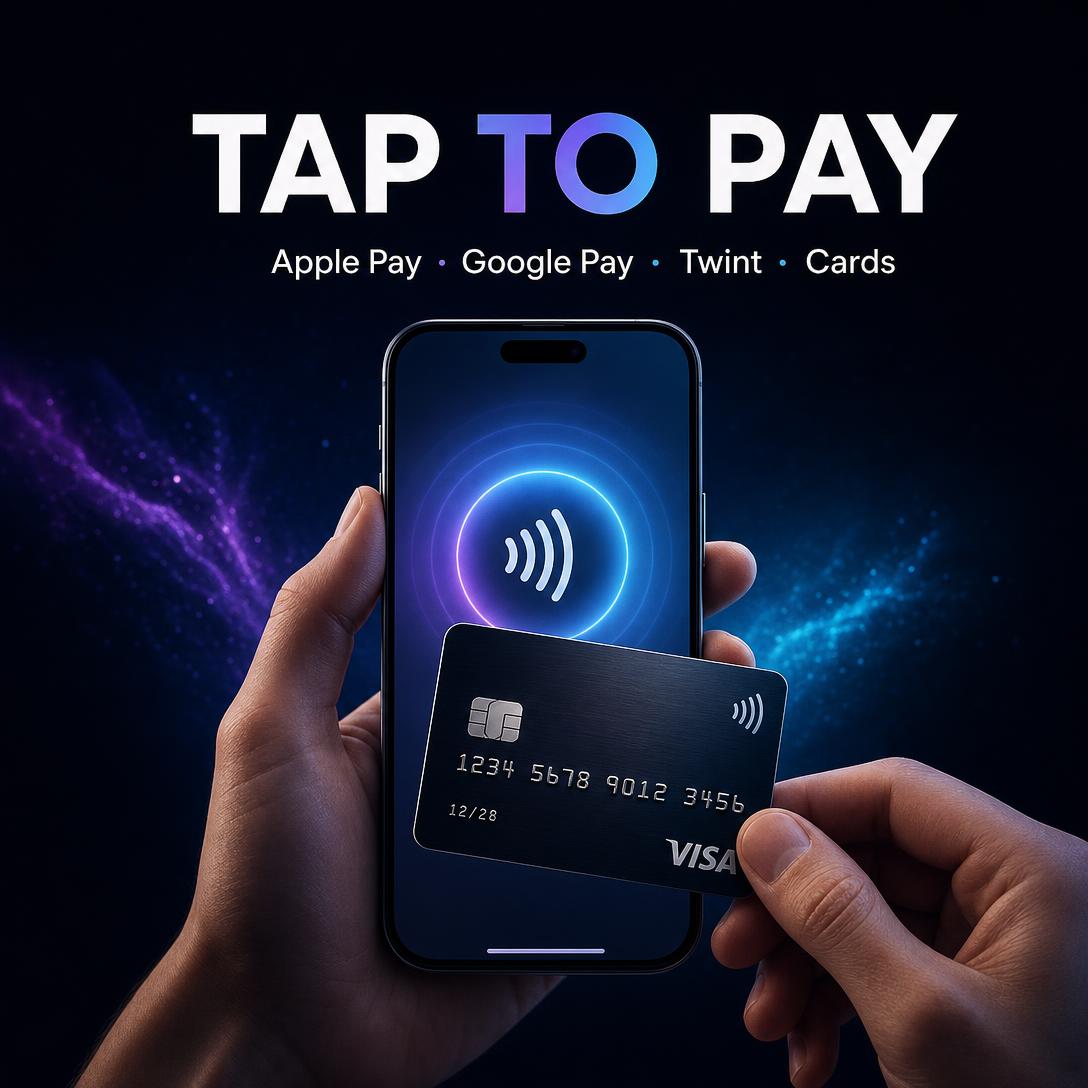 Orbita OS — Tap to Pay — Apple Pay, Google Pay, Twint